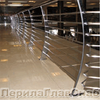 Эксклюзивные стойки из нержавеющего листа на 8 ригельных струн Эксклюзивные стойки из нержавеющего листа на 8 ригельных струн