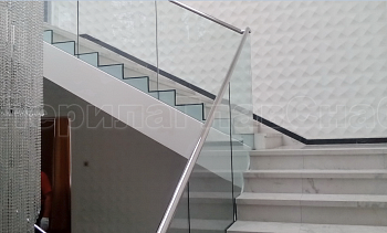 Стеклянные перила для лестниц в Нижнем Новгороде. Готовые проекты ПерилаГлавСнаб