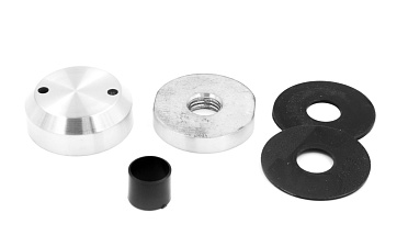 Комплект торцевого крепления несущего стекла, гайка-шайба Ø50х10х18 мм с внутренней резьбой М16, шлифованный AISI 304 k277-8 купить в Нижнем Новгороде Комплект торцевого крепления несущего стекла, гайка-шайба Ø50х10х18 мм с внутренней резьбой М16, шлифованный AISI 304 k277-8 купить в Нижнем Новгороде