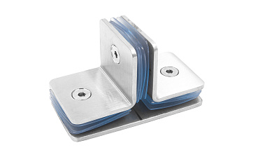 Коннектор для душевой кабины на 3 стекла шлифованный t727-2 SSS  купить в Нижнем Новгороде