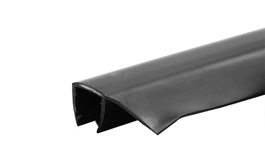 Уплотнитель для стекла 8 мм, непрозрачный черный, 90°, стекло-стекло 2200 мм t215-2 Bl-U купить в Нижнем Новгороде Уплотнитель для стекла 8 мм, непрозрачный черный, 90°, стекло-стекло 2200 мм t215-2 Bl-U купить в Нижнем Новгороде