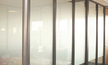 Перегородки из ПВХ и стекла - вариант 1 в Нижнем Новгороде. Готовые проекты ПерилаГлавСнаб