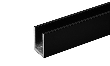 П-образный профиль 19x13, L=2200, алюминий ,черный t756 BL купить в Нижнем Новгороде  П-образный профиль 19x13, L=2200, алюминий ,черный t756 BL купить в Нижнем Новгороде