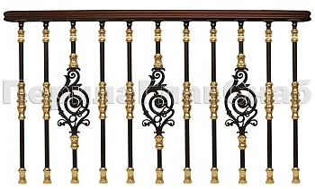 Латунные перила для лестниц серии – Намибия L07 в Нижнем Новгороде. Готовые проекты ПерилаГлавСнаб Латунные перила для лестниц серии – Намибия L07 в Нижнем Новгороде. Готовые проекты ПерилаГлавСнаб