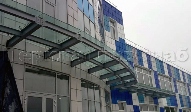 НПО “Наука” фасадный козырек в Нижнем Новгороде. Готовые проекты ПерилаГлавСнаб