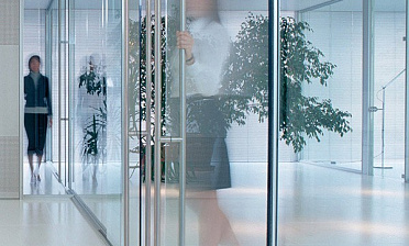 Перегородки в офис с прозрачным стеклом премиум купить в Нижнем Новгороде