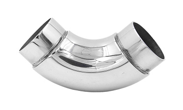 Отвод поручня под Ø42.4х1.5 мм, 90°, литой, полированный 600 Grit, с двумя установочными кольцами  (aisi 316) k383-5 купить в Нижнем Новгороде Отвод поручня под Ø42.4х1.5 мм, 90°, литой, полированный 600 Grit, с двумя установочными кольцами  (aisi 316) k383-5 купить в Нижнем Новгороде