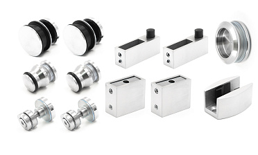 Комплект раздвижной системы для душевой, AISI 304, шлифованный t401 SSS купить в Нижнем Новгороде