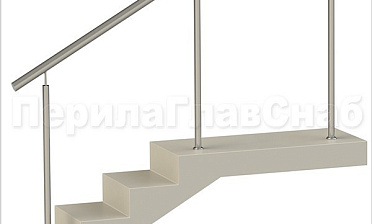 Нержавеющие ограждения без ригелей для крыльца купить в Нижнем Новгороде