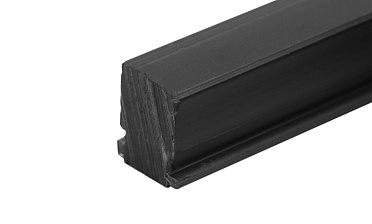 Подставка для стекла в профиль т40, материал ТЭП, цвет черный т40-05 купить в Нижнем Новгороде Подставка для стекла в профиль т40, материал ТЭП, цвет черный т40-05 купить в Нижнем Новгороде