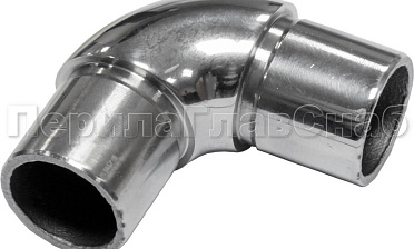 Отвод трубы Ø25.4 мм с установочными кольцами, полированный (AISI 304) k325 купить в Нижнем Новгороде Отвод трубы Ø25.4 мм с установочными кольцами, полированный (AISI 304) k325 купить в Нижнем Новгороде