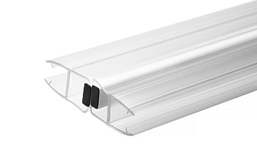 Комплект уплотнителей для стекла в душевую кабину (2 шт.), стекло-стекло 8 мм, прозрачный, 180°, 2200 мм t209-2 купить в Нижнем Новгороде Комплект уплотнителей для стекла в душевую кабину (2 шт.), стекло-стекло 8 мм, прозрачный, 180°, 2200 мм t209-2 купить в Нижнем Новгороде