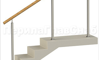 Нержавеющие ограждения без ригелей с пластиковым поручнем и квадратными стойками в Нижнем Новгороде. Готовые проекты ПерилаГлавСнаб Нержавеющие ограждения без ригелей с пластиковым поручнем и квадратными стойками в Нижнем Новгороде. Готовые проекты ПерилаГлавСнаб