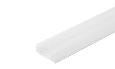 Рассеиватель света для трубы с пазом 24х24, плоский (хлыст 3 метра) k777-3 купить в Нижнем Новгороде