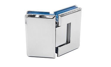 Петля для душевой кабины стекло-стекло 135° 90х55 мм цинк, полированная t302 PZn купить в Нижнем Новгороде