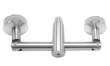 Крепление двойное с рутелями к стене, AISI 304 k629 купить в Нижнем Новгороде Крепление двойное с рутелями к стене, AISI 304 k629 купить в Нижнем Новгороде