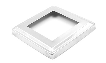 Низ стойки штампованный 135х135 мм, для трубы 81х81 мм, фигурный AISI 304 k376 купить в Нижнем Новгороде Низ стойки штампованный 135х135 мм, для трубы 81х81 мм, фигурный AISI 304 k376 купить в Нижнем Новгороде