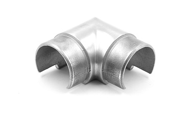 Отвод поручня с пазом Ø48.3мм, 90°, с двумя установочными кольцами, шлифованный 320Grit, (aisi 304) Фk237-2 купить в Нижнем Новгороде Отвод поручня с пазом Ø48.3мм, 90°, с двумя установочными кольцами, шлифованный 320Grit, (aisi 304) Фk237-2 купить в Нижнем Новгороде