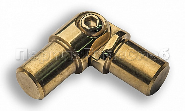 Поворот ригеля Ø16х1.5 мм, с двумя установочными штифтами, шарнирный, золото (AISI 304) k060-88 купить в Нижнем Новгороде Поворот ригеля Ø16х1.5 мм, с двумя установочными штифтами, шарнирный, золото (AISI 304) k060-88 купить в Нижнем Новгороде