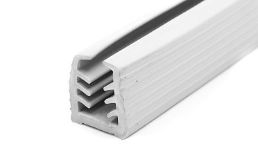 Уплотнитель в поручень с пазом 27х30 для стекла 10 мм, EPDM (палки 3 м) СЕРЫЙ Фk305-G купить в Нижнем Новгороде Уплотнитель в поручень с пазом 27х30 для стекла 10 мм, EPDM (палки 3 м) СЕРЫЙ Фk305-G купить в Нижнем Новгороде