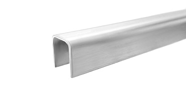 Профиль П-образный, L=2000 мм, t=1.5 мм, для стекла 12 мм, шлиф. (AISI 304) Ф-0455 купить в Нижнем Новгороде Профиль П-образный, L=2000 мм, t=1.5 мм, для стекла 12 мм, шлиф. (AISI 304) Ф-0455 купить в Нижнем Новгороде