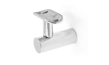 Держатель поручня к стойке Ø38.1 мм, с ложементом для трубы Ø50.8 мм полированный, литой (AISI 304) k243 купить в Нижнем Новгороде Держатель поручня к стойке Ø38.1 мм, с ложементом для трубы Ø50.8 мм полированный, литой (AISI 304) k243 купить в Нижнем Новгороде