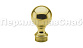 Наконечник стойки шар, Ø38.1 мм, литой, утяжеленный, золото k070-88
