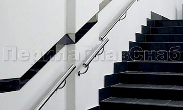 Пристенный поручень из нержавеющей стали 50 мм купить в Нижнем Новгороде