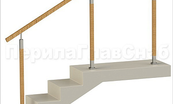 Нержавеющие ограждения без ригелей с квадратным деревянным поручнем и стойками с деревянными вставками в Нижнем Новгороде. Готовые проекты ПерилаГлавСнаб Нержавеющие ограждения без ригелей с квадратным деревянным поручнем и стойками с деревянными вставками в Нижнем Новгороде. Готовые проекты ПерилаГлавСнаб