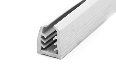 Уплотнитель в поручень с пазом 27х30 для стекла 12мм, EPDM СЕРЫЙ Фk306-G купить в Нижнем Новгороде Уплотнитель в поручень с пазом 27х30 для стекла 12мм, EPDM СЕРЫЙ Фk306-G купить в Нижнем Новгороде