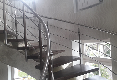 Перила и ограждения из нержавейки и дерева купить в Нижнем Новгороде Перила и ограждения из нержавейки и дерева купить в Нижнем Новгороде