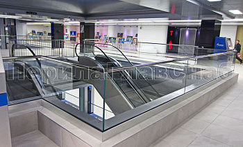 Стеклянные перила для атриумов в Нижнем Новгороде. Готовые проекты ПерилаГлавСнаб