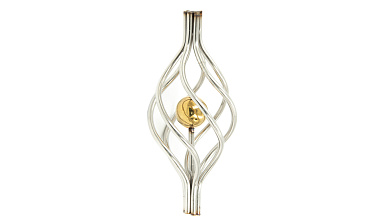 Декоративная вставка (корзинка) для стойки Ø25 мм, с золотым шаром k388-2 купить в Нижнем Новгороде