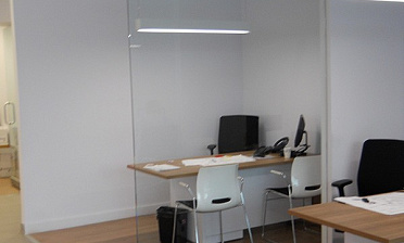 Стеклянные перегородки - вариант 8 купить в Нижнем Новгороде