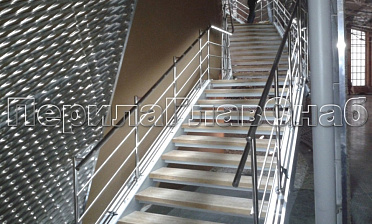 Нержавеющие перила и ограждения с подсветкой купить в Нижнем Новгороде