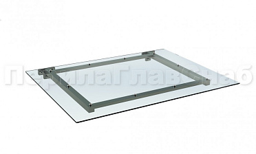 Козырек из поликарбоната на прямом каркасе купить в Нижнем Новгороде