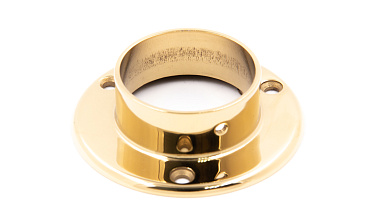 Фланец для трубы Ø50.8 мм, Ø90х3 мм, полированный, литой, золото k022-88 купить в Нижнем Новгороде Фланец для трубы Ø50.8 мм, Ø90х3 мм, полированный, литой, золото k022-88 купить в Нижнем Новгороде