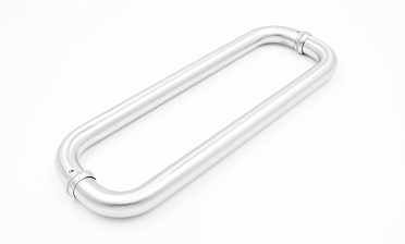 Ручка двухсторонняя для стекла 8-12 мм, 25х350 мм, шлифованная t627-25-350 SSS купить в Нижнем Новгороде