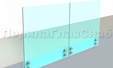 Ограждение без поручня на точечном креплении купить в Нижнем Новгороде