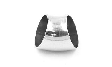 Отвод поручня под сварку Ø38.1х100/2х1.35 мм, 45°, полированный 400 Grit, (AISI 304) k095-45 купить в Нижнем Новгороде Отвод поручня под сварку Ø38.1х100/2х1.35 мм, 45°, полированный 400 Grit, (AISI 304) k095-45 купить в Нижнем Новгороде