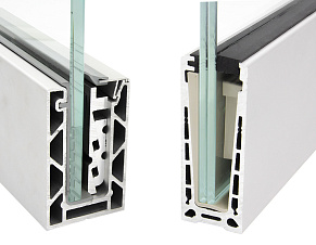 Алюминиевый профиль для стекла зажимной купить в Нижнем Новгороде