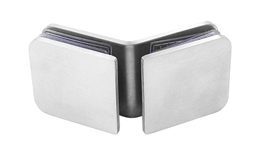 Коннектор для душевой кабины стекло-стекло 135° 45х45 мм шлифованный t726-2 SSS  купить в Нижнем Новгороде