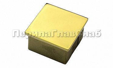 Заглушка для профильной трубы 40х40 мм, литая, полированная, под золото Фk224-88 купить в Нижнем Новгороде Заглушка для профильной трубы 40х40 мм, литая, полированная, под золото Фk224-88 купить в Нижнем Новгороде