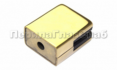 Стеклодержатель штампованный квадратный на плоскость для стекла 8 мм (4+4 мм), полированный, под золото (AISI 304) Фk352-88 купить в Нижнем Новгороде Стеклодержатель штампованный квадратный на плоскость для стекла 8 мм (4+4 мм), полированный, под золото (AISI 304) Фk352-88 купить в Нижнем Новгороде