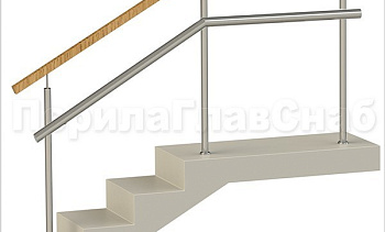 Ограждения с квадратным деревянным поручнем и дополнительным поручнем без ригелей в Нижнем Новгороде. Готовые проекты ПерилаГлавСнаб Ограждения с квадратным деревянным поручнем и дополнительным поручнем без ригелей в Нижнем Новгороде. Готовые проекты ПерилаГлавСнаб