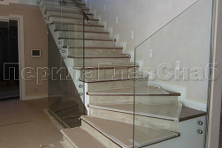 Ограждения лестничных маршей в Нижнем Новгороде. Готовые проекты ПерилаГлавСнаб - фото 9