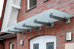 Консольные козырьки и навесы в Нижнем Новгороде. Готовые проекты ПерилаГлавСнаб - фото 10