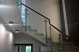 Стеклянные перила для колодезных лестниц в Нижнем Новгороде. Готовые проекты ПерилаГлавСнаб - фото 4