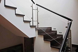 Стеклянные перила для колодезных лестниц в Нижнем Новгороде. Готовые проекты ПерилаГлавСнаб - фото 8