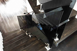 Ограждения лестничных маршей в Нижнем Новгороде. Готовые проекты ПерилаГлавСнаб - фото 12